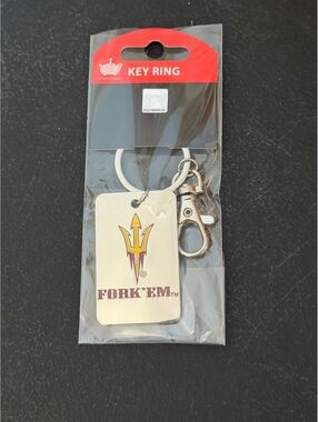 Arizona State Sun Devils Fork 'Em Metal Keychain NCAA Fan Accessory